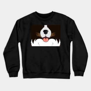 Sheltie face ( tricolor) Crewneck Sweatshirt